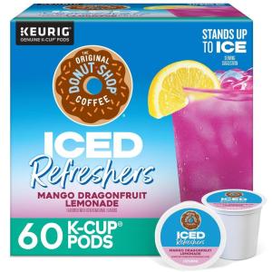 imageThe Original Donut Shop Iced Refreshers Pineapple Passionfruit Flavor Keurig Single Serve KCup Pods 20 CountDragonfruit Lemonade