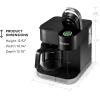 imageKeurig KDuo Single Serve KCup Pod ampamp Carafe Coffee Maker with Multiple Brew Sizes 60oz Removable Reservoir Programmable Auto Brew Carafe Gen 1 Black