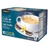imageCaf Escapes Chai Latte SingleServe KCup Pods 60 CountCaf Vanilla