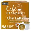 imageCaf Escapes Chai Latte SingleServe KCup Pods 60 CountChai Latte