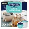 imageCinnabon Classic Cinnamon Roll Keurig SingleServe KCup Pods Light Roast Coffee 72 CountClassic Cinnamon Roll