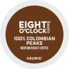 imageEight OClock Coffee Hazelnut Keurig SingleServe KCup Pods Medium Roast Coffee 96 Count100 Colombian Peaks
