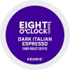 imageEight OClock Coffee Hazelnut Keurig SingleServe KCup Pods Medium Roast Coffee 96 CountDark Italian Espresso