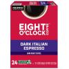 imageEight OClock Coffee Hazelnut Keurig SingleServe KCup Pods Medium Roast Coffee 96 CountDark Italian Espresso