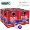 imageEight OClock Coffee Hazelnut Keurig SingleServe KCup Pods Medium Roast Coffee 96 CountDark Italian Espresso