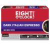 imageEight OClock Coffee Hazelnut Keurig SingleServe KCup Pods Medium Roast Coffee 96 CountDark Italian Espresso