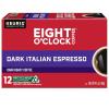 imageEight OClock Coffee Hazelnut Keurig SingleServe KCup Pods Medium Roast Coffee 96 CountDark Italian Espresso