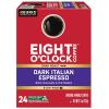 imageEight OClock Coffee Hazelnut Keurig SingleServe KCup Pods Medium Roast Coffee 96 CountDark Italian Espresso