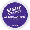 imageEight OClock Coffee Hazelnut Keurig SingleServe KCup Pods Medium Roast Coffee 96 CountDark Italian Roast
