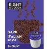 imageEight OClock Coffee Hazelnut Keurig SingleServe KCup Pods Medium Roast Coffee 96 CountDark Italian Roast