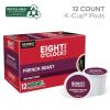 imageEight OClock Coffee Hazelnut Keurig SingleServe KCup Pods Medium Roast Coffee 96 CountFrench Roast