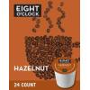 imageEight OClock Coffee Hazelnut Keurig SingleServe KCup Pods Medium Roast Coffee 96 CountHazelnut