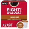 imageEight OClock Coffee Hazelnut Keurig SingleServe KCup Pods Medium Roast Coffee 96 CountHazelnut
