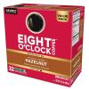 imageEight OClock Coffee Hazelnut Keurig SingleServe KCup Pods Medium Roast Coffee 96 CountHazelnut