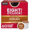 imageEight OClock Coffee Hazelnut Keurig SingleServe KCup Pods Medium Roast Coffee 96 CountHazelnut