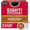 imageEight OClock Coffee Hazelnut Keurig SingleServe KCup Pods Medium Roast Coffee 96 CountHazelnut