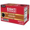 imageEight OClock Coffee Hazelnut Keurig SingleServe KCup Pods Medium Roast Coffee 96 CountHazelnut