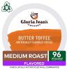 imageGloria Jeans Macadamia Cookie Keurig SingleServe KCup Pods Medium Roast Coffee 96 CountButter Toffee