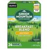 imageGreen Mountain Coffee Roasters Breakfast Blend Keurig Single Serve KCup Pods Light Roast Coffee 60 Count 6 Packs of 10Breakfast Blend