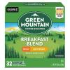 imageGreen Mountain Coffee Roasters Breakfast Blend Keurig Single Serve KCup Pods Light Roast Coffee 60 Count 6 Packs of 10Decaf Breakfast Blend