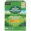 imageGreen Mountain Coffee Roasters Breakfast Blend Keurig Single Serve KCup Pods Light Roast Coffee 60 Count 6 Packs of 10Decaf Breakfast Blend