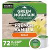 imageGreen Mountain Coffee Roasters Caramel Vanilla Cream Keurig SingleServe KCup pods Light Roast Coffee 72 CountDecaf French Vanilla