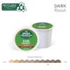 imageGreen Mountain Coffee Roasters Dark Magic Keurig Single Serve KCup Pods Dark Roast Coffee 60 Count 6 Packs of 10Decaf Dark Magic