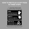 imageGreen Mountain Coffee Roasters Dark Magic Keurig Single Serve KCup Pods Dark Roast Coffee 60 Count 6 Packs of 10Decaf Dark Magic