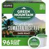 imageGreen Mountain Coffee Roasters Dark Magic Keurig Single Serve KCup Pods Dark Roast Coffee 60 Count 6 Packs of 10Sumatra Reserve