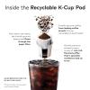 imageGreen Mountain Coffee Roasters ICED Classic Black Single Serve Keurig KCup Pods Medium Roast Iced Coffee 96 CountHazelnut Cream
