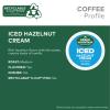 imageGreen Mountain Coffee Roasters ICED Classic Black Single Serve Keurig KCup Pods Medium Roast Iced Coffee 96 CountHazelnut Crme
