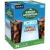 imageGreen Mountain Coffee Roasters ICED Classic Black Single Serve Keurig KCup Pods Medium Roast Iced Coffee 96 CountVanilla Caramel