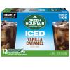 imageGreen Mountain Coffee Roasters ICED Classic Black Single Serve Keurig KCup Pods Medium Roast Iced Coffee 96 CountVanilla Caramel