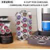 imageKeurig 5000351185 KCup Whirl Carousel Coffee Pod holder 49 BlackCarousel