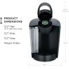 imageKeurig KClassic Single Serve KCup Pod Coffee Maker with 3 Brew Sizes 48oz Removable Reservoir BlackBlack