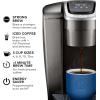 imageKeurig KElite Single Serve KCup Pod Coffee Maker with Strength and Temperature Control Iced Coffee Capability 8 to 12oz Brew Size Programmable Brushed SilverBrushed Slate