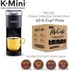 imageKeurig KMini Coffee Maker Single Serve KCup Pod Coffee Brewer Black with McCafe Classic Collection Variety Pack KCup Coffee Pods 40 Count