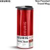 imageKeurig Stainless Steel Insulated Coffee Travel Mug Fits Under Any Keurig KCup Pod Coffee Maker 12 Oz Stainless SteelRed