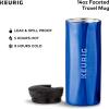 imageKeurig Stainless Steel Insulated Coffee Travel Mug Fits Under Any Keurig KCup Pod Coffee Maker 12 Oz Stainless SteelRoyal Blue