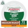 imageKrispy Kreme Classic Decaf SingleServe Keurig KCup Pods Medium Roast Coffee 96 CountDecaf