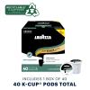 imageLavazza House Blend Perfetto SingleServe Keurig KCup Pods Medium Roast Coffee 32Count BoxGrand Selezione