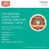 imageThe Original Donut Shop Vanilla OneStep Latte Single Serve Coffee KCup Pod Flavored Coffee 60 Count 6 Packs of 10Caramel Latte