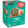 imageThe Original Donut Shop Vanilla OneStep Latte Single Serve Coffee KCup Pod Flavored Coffee 60 Count 6 Packs of 10Caramel Latte