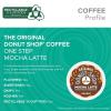 imageThe Original Donut Shop Vanilla OneStep Latte Single Serve Coffee KCup Pod Flavored Coffee 60 Count 6 Packs of 10Mocha Latte