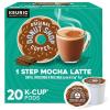 imageThe Original Donut Shop Vanilla OneStep Latte Single Serve Coffee KCup Pod Flavored Coffee 60 Count 6 Packs of 10Mocha Latte