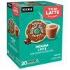 imageThe Original Donut Shop Vanilla OneStep Latte Single Serve Coffee KCup Pod Flavored Coffee 60 Count 6 Packs of 10Mocha Latte