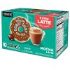 imageThe Original Donut Shop Vanilla OneStep Latte Single Serve Coffee KCup Pod Flavored Coffee 60 Count 6 Packs of 10Mocha Latte