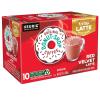 imageThe Original Donut Shop Vanilla OneStep Latte Single Serve Coffee KCup Pod Flavored Coffee 60 Count 6 Packs of 10Red Velvet Latte