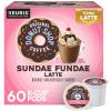 imageThe Original Donut Shop Vanilla OneStep Latte Single Serve Coffee KCup Pod Flavored Coffee 60 Count 6 Packs of 10Sundae Fundae Latte