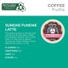 imageThe Original Donut Shop Vanilla OneStep Latte Single Serve Coffee KCup Pod Flavored Coffee 60 Count 6 Packs of 10Sundae Fundae Latte
